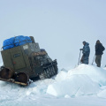 Путь длиной в 1000 км трудная дорога на остров Новая Сибирь по льду моря Лаптевых. Май 2011 г. Фото Данукаловой М.К..jpg